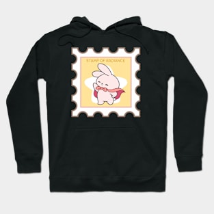 Cute Adorable Bunny: A Stamp of Brilliance that Shines Bright! Hoodie